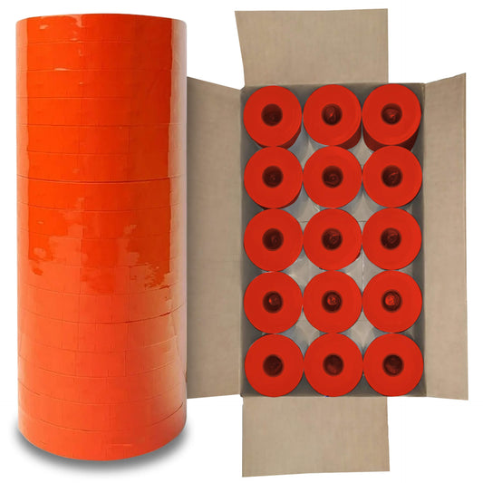 1 Case of Red Label for Monarch Pricing Labeler 1110, 1105, 1107 (15 Sleeves)