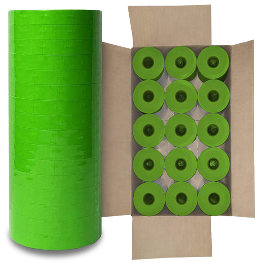 1 Case of Green Label for Monarch Pricing Labeler 1110, 1105, 1107 (15 Sleeves)
