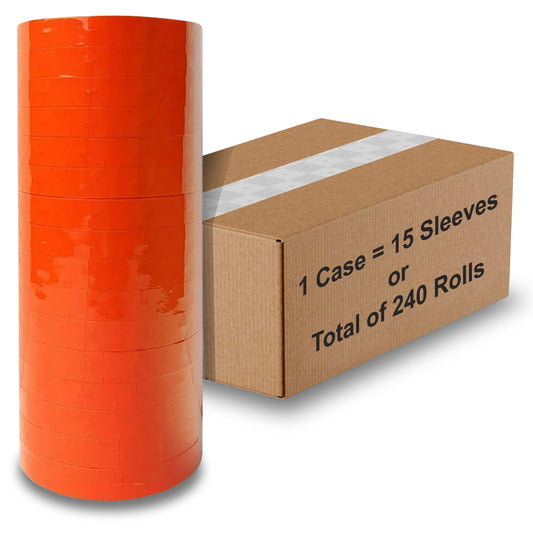 1 Case of Red Label for Monarch Pricing Labeler 1110, 1105, 1107 (15 Sleeves)